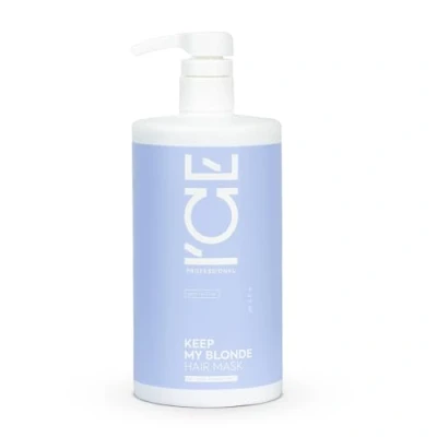Afbeelding van ICE Professional Keep My Blonde Mask Anti Yellow 750ml Haibu by Kapperskorting.com