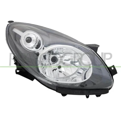 Afbeelding van PRASCO RN3064833 Koplampen rechts H4 zwart Met regelmotor voor LWR RENAULT: TWINGO 2