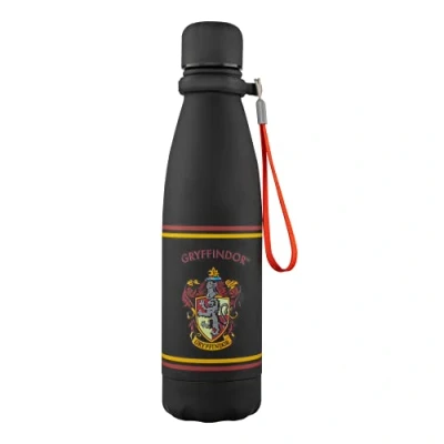 Afbeelding van Cinereplicas Harry Potter Thermo Water Bottle Gryffindor Waterfles Zwart