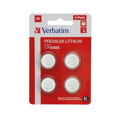 Image de Verbatim Batterie 4 x CR2032 Li