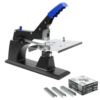 Afbeelding van RAYSON Zadelnietmachine, 60 vellen, zeer robuust, voor platte steken, handmatige bediening, A4 A3, SH 03