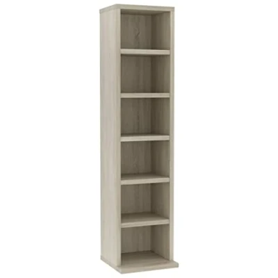 Afbeelding van vidaXL Cd kast, Sonoma eiken, 21 x 20 88 cm, bewerkt hout