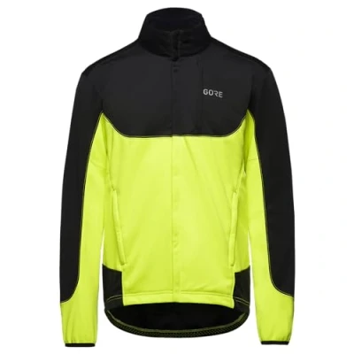 Afbeelding van GORE WEAR C5 WINDSTOPPER Thermo sportjack, voor heren, zwart/neon geel, L, 100376
