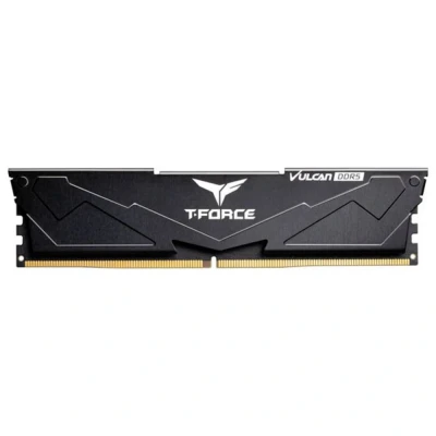 Afbeelding van Team Group T Force Vulcan Geheugen DDR5 32 GB: 2 x 16 GB 288 PIN 6000 MHz / PC5 48000 CL38 1.25V XMP 3.0 On die ECC zwart