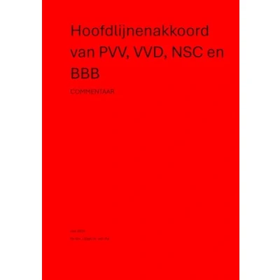 Afbeelding van Hoofdlijnenakkoord van PVV, VVD, NSC en BBB