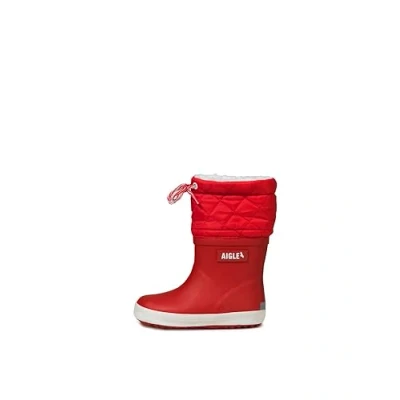 Image de Aigle Mixte Enfant Giboulee 2 Botte de Pluie, Rouge Blanc, 35 EU