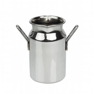 Image de Mini Bidon de Lait Inox 12 cl Olympia Inox75 x50x80mm