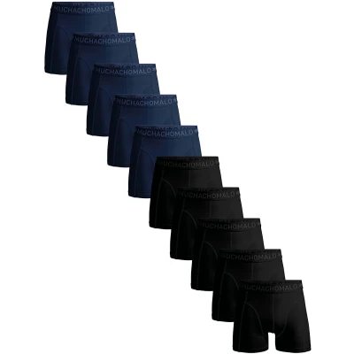 Afbeelding van Muchachomalo Heren Boxershorts 10 Pack Maat M 95% Katoen Mannen Onderbroeken