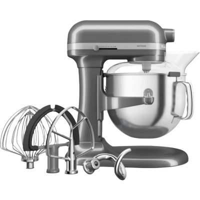 Image de KitchenAid Artisan Robot Pâtissier À Bol Relevable 6,6l 5ksm70shx Medallion Silver