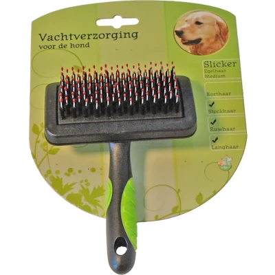 Afbeelding van Hondenborstel slicker egelhaar medium Gebr. de Boon
