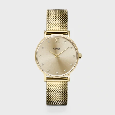 Afbeelding van CLUSE dames Minuit Horloge CW10204 in de kleur Goud