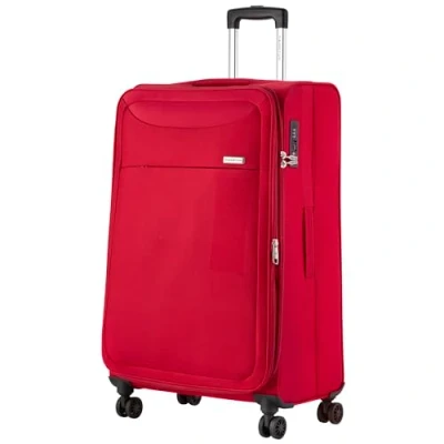 Afbeelding van CarryOn Air Grote Reiskoffer 120 Liter Zachte Trolley Koffer 77 x 47 32 cm Lichtgewicht Expander TSA slot Rood