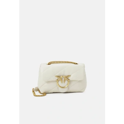 Afbeelding van Pinko LOVE MINI PUFF Schoudertas, Dames, Maat: One Size, Avorio