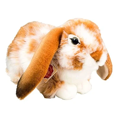 Afbeelding van Teddy Hermann 937913 pluche konijn, lichtbruin/wit, 30 cm