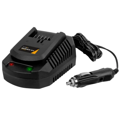 Afbeelding van Autolader 2.2Ah 18V Ideaal als je onderweg een batterij moet opladen Maxxpack
