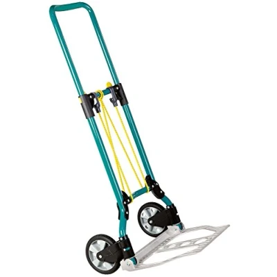 Afbeelding van wolfcraft 5505301 Transportsysteem TS 550, vouwsteekwagen, max. 70 kg, turquoise