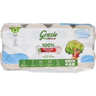 Afbeelding van Grazie EcoNatural Toiletpapier 8ST