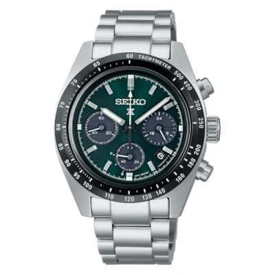 Afbeelding van Seiko heren Prospex Solar horloge SSC933P1 in de kleur Zilver
