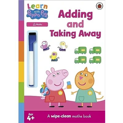 Afbeelding van Learn with Peppa Peppa: Adding and Taking Away wipe clean activity book