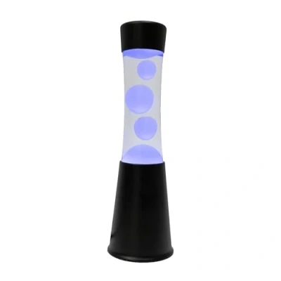 Afbeelding van Led Lavalamp Zwart
