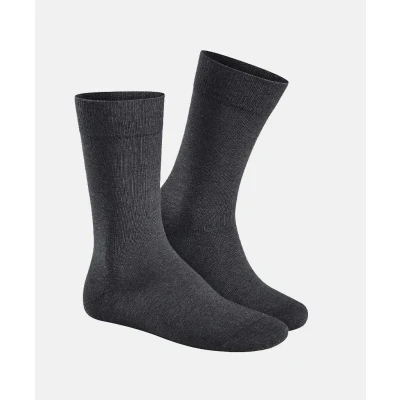 Afbeelding van Hudson Relax Cotton Heren Sokken Grijs Mele Maat 41 42