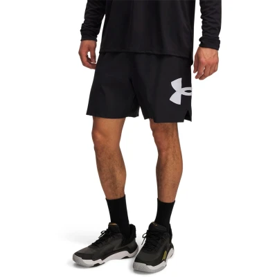 Afbeelding van Under Armour ZONE Short Korte broeken, Heren, Maat: Small, Black/castlerock/white