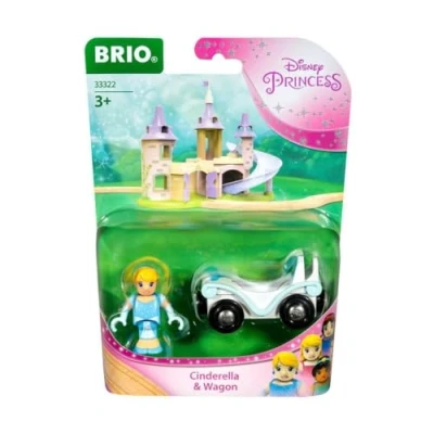 Afbeelding van BRIO Disney Princess Cinderella MIT Waggon Speelgoed voor kinderen, Maat: One Size, Mehrfarbig