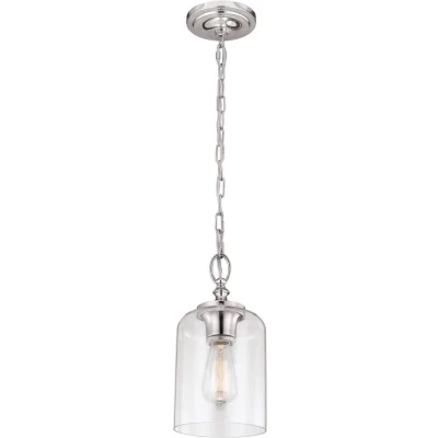 Afbeelding van Feiss LED Pendelarmatuur Hounslow 1X E27 Max 60W Dimbaar Polished Nickel