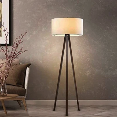 Afbeelding van Staande lamp Newport vloerlamp 140 cm E27 creme