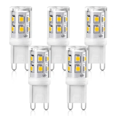 Afbeelding van YUIIP G9 LED lamp, 2 W, komt overeen met 20 25 halogeen, neutraal wit 4000 K, ledlamp CRI 83, 300 lm, 360 graden hoek, AC 220 240 V, niet dimbaar, 10 stuks