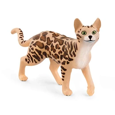Image de Figurine jouet a collectioner chat bengal Schleich Farm World