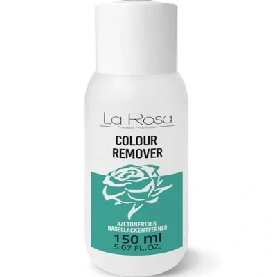 Afbeelding van LaRosa Acetonvrije nagellakremover, 150 ml, nagellakremover zonder aceton, Color Remover Liquid, zachte en effectieve