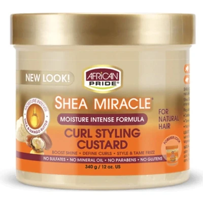Afbeelding van African Pride Shea Butter Miracle Curl Styling Custard 340gr