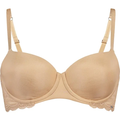 Afbeelding van Hunkemöller Angie voorgevormde Dames bh beige Maat E70