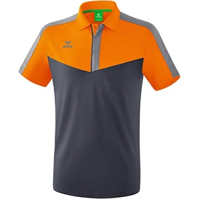 Afbeelding van Erima Squad polo new orange/slate grey/monument grey S / M
