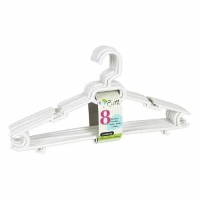 Afbeelding van Kledinghangers Ruth Dem Plastic 8 Onderdelen 43 x 22 6 cm (8 Stuks)