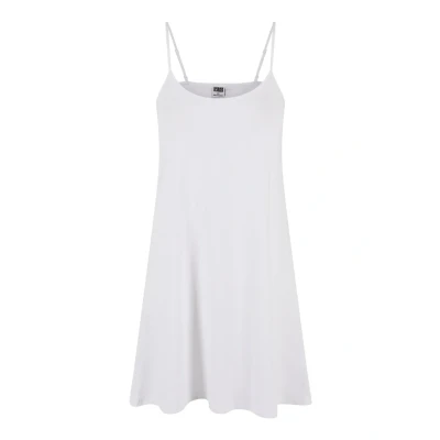 Afbeelding van Urban Classics Stretch Hanger Jerseyjurk, Dames, Maat: Large, White