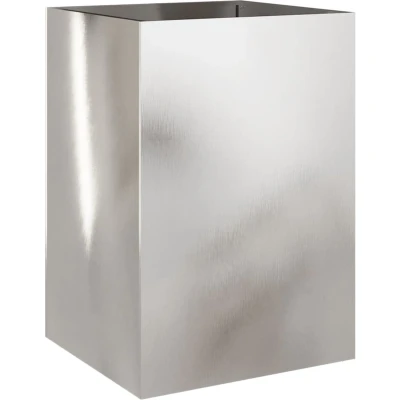 Afbeelding van Plantenbak 52x48x75 cm roestvrij staal zilverkleurig