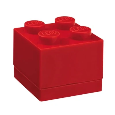 Afbeelding van Lego Opbergbox Mini Brick 4 Polypropyleen Rood