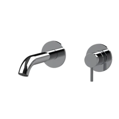 Afbeelding van SB Round inbouw wastafelmengkraan chroom 132mm
