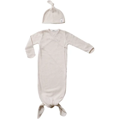 Afbeelding van Snoozebaby geboortecocon incl. muts Peach Blush