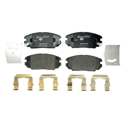 Afbeelding van HELLA 8DB 355 024 891 Remblokkenset Met akoestische slijtagewaarschuwing toebehoren HYUNDAI: Tucson, Sonata V