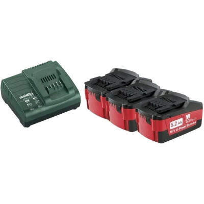 Afbeelding van Metabo Basic Set 3 x 5,2 Ah