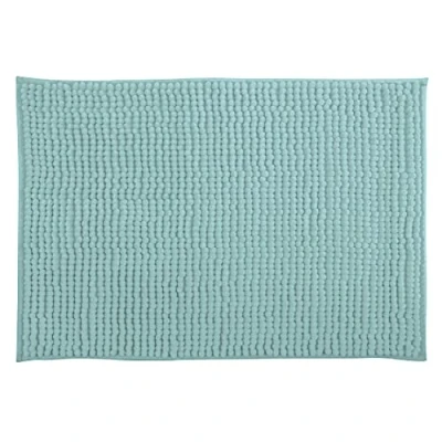 Afbeelding van MSV badmat douchemat Chenille hoogpolig 40x60 cm pastelgroen