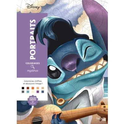 Afbeelding van Coloriages Mystères Disney Portraits