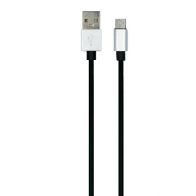 Afbeelding van CARPOINT USB to MICRO 0517073 oplaadkabel Zwart/Grijs