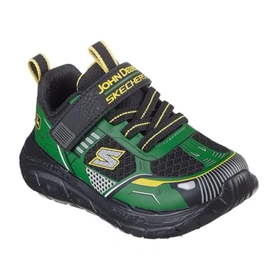 Afbeelding van Skechers Skech Tracks Tractor tronix Sneakers voor jongens, Groen Zwart, 23 EU