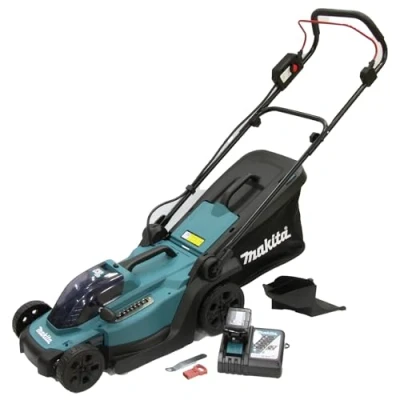 Afbeelding van Makita DLM330RM Accu Grasmaaier 18V Inclusief en Oplader 33 cm Snijbreedte Geschikt voor 450 m²