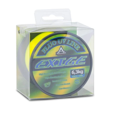Afbeelding van Anaconda Exige Fluo UV Monofilament Carp Line 1200m 0.30mm (7.40kg) Gevlochten lijn