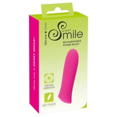 Afbeelding van Sweet Smile Krachtige Mini Bullet Vibrator Ideale Reisgenoot en Fluister Stil 8.5 cm Roze